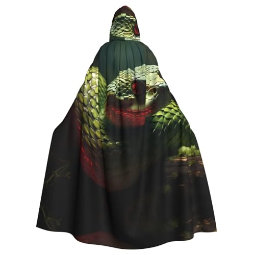 YYHHAOFA Snake Prints Halloween Erwachsene Kapuzenumhang für Cosplay, Kostümpartys und mehr YYHHAOFA Snake Prints Halloween Erwachsene Kapuzenumhang für Cosplay, Kostümpartys und mehr von YYHHAOFA