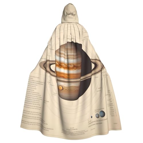 YYHHAOFA Sonnensystem, Jupiter-Druck, Halloween, Erwachsenen-Kapuzenumhang für Cosplay, Kostümpartys und mehr YYHHAOFA Sonnensystem, Jupiter-Druck, Halloween, Erwachsenen-Kapuzenumhang für Cosplay, Kostümpartys und mehr von YYHHAOFA
