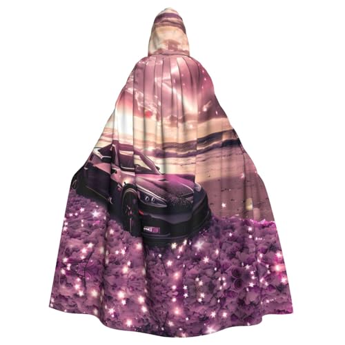 YYHHAOFA Sportwagen am Meer, bedruckt, Halloween, Erwachsenen-Kapuzenumhang für Party, Dekoration, Cosplay, Kostüme, Bühnenmaskerade YYHHAOFA Sportwagen am Meer, bedruckt, Halloween, Erwachsenen-Kapuzenumhang für Party, Dekoration, Cosplay, Kostüme, Bühnenmaskerade von YYHHAOFA