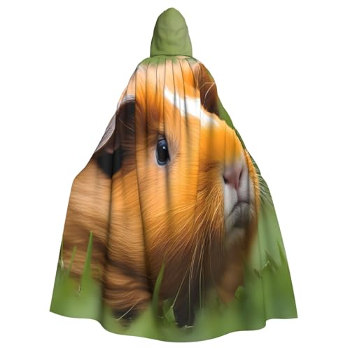 YYHHAOFA Süßer Meerschweinchen-Druck, Halloween, Erwachsenen-Kapuzenumhang für Party, Dekoration, Cosplay, Kostüme, Bühnenmaskerade YYHHAOFA Süßer Meerschweinchen-Druck, Halloween, Erwachsenen-Kapuzenumhang für Party, Dekoration, Cosplay, Kostüme, Bühnenmaskerade von YYHHAOFA