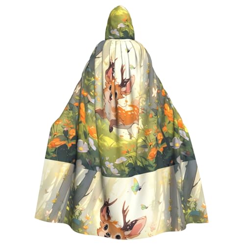 YYHHAOFA Supersüßer Halloween-Umhang mit Kapuze für Erwachsene, ohne Reißverschluss, bequem für Kostümpartys YYHHAOFA Supersüßer Halloween-Umhang mit Kapuze für Erwachsene, ohne Reißverschluss, bequem für Kostümpartys von YYHHAOFA