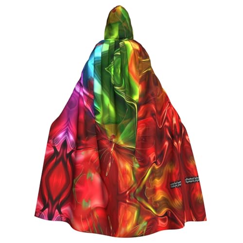 YYHHAOFA Transparenter Schmetterlings-Druck, Halloween, Erwachsenen-Kapuzenumhang für Party, Dekoration, Cosplay, Kostüme, Bühnenmaskerade YYHHAOFA Transparenter Schmetterlings-Druck, Halloween, Erwachsenen-Kapuzenumhang für Party, Dekoration, Cosplay, Kostüme, Bühnenmaskerade von YYHHAOFA