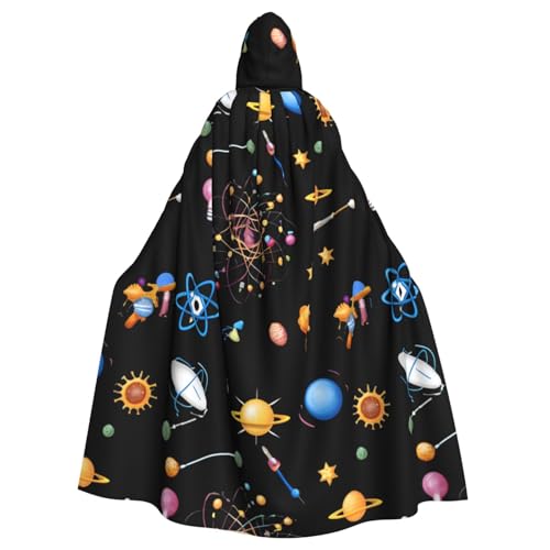 YYHHAOFA Umhang mit Kapuze, buntes Bälle-Muster, Halloween, Erwachsene, für Herren und Damen, Mantel, Rollenspiel YYHHAOFA Umhang mit Kapuze, buntes Bälle-Muster, Halloween, Erwachsene, für Herren und Damen, Mantel, Rollenspiel von YYHHAOFA