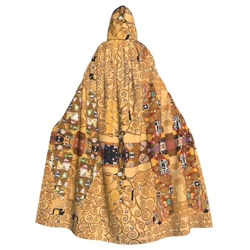 YYHHAOFA Umhang mit Kapuze für Erwachsene, Motiv: Baum des Lebens, bedruckt, für Rollenspiele, Bühnenkostüme, Partys, pflegeleicht von YYHHAOFA