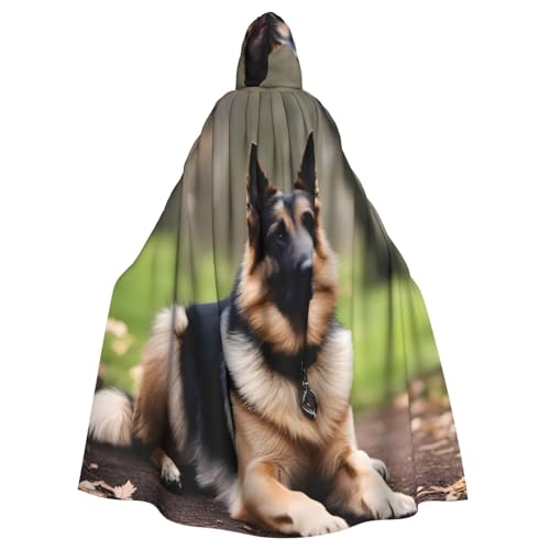 YYHHAOFA Umhang mit Kapuze für Halloween, Erwachsene, Ahorn, Deutscher Schäferhund, für Party, Dekoration, Cosplay, Kostüme, Bühnenmaskerade YYHHAOFA Umhang mit Kapuze für Halloween, Erwachsene, Ahorn, Deutscher Schäferhund, für Party, Dekoration, Cosplay, Kostüme, Bühnenmaskerade von YYHHAOFA