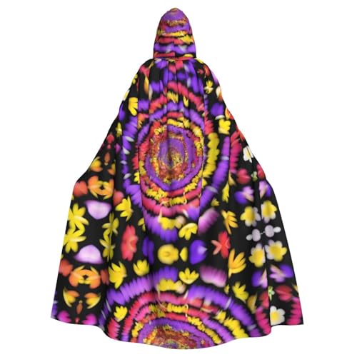 YYHHAOFA Umhang mit Kapuze für Halloween, Erwachsene, mit Blumenmuster, für Party, Dekoration, Cosplay, Kostüme, Bühnenmaskerade YYHHAOFA Umhang mit Kapuze für Halloween, Erwachsene, mit Blumenmuster, für Party, Dekoration, Cosplay, Kostüme, Bühnenmaskerade von YYHHAOFA