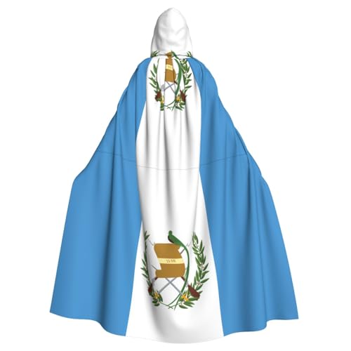 YYHHAOFA Umhang mit der Flagge von Guatemala, für Erwachsene, mit Kapuze, kein Reißverschluss, bequem für Kostümpartys YYHHAOFA Umhang mit der Flagge von Guatemala, für Erwachsene, mit Kapuze, kein Reißverschluss, bequem für Kostümpartys von YYHHAOFA