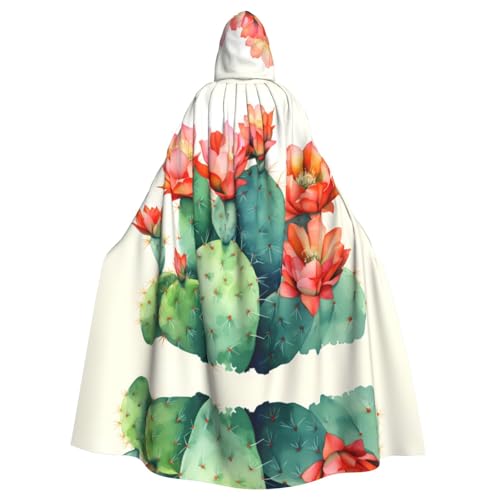 YYHHAOFA Wasserfarben-Kaktusdruck, Halloween, Erwachsenen-Kapuzenumhang für Cosplay, Kostümpartys und mehr YYHHAOFA Wasserfarben-Kaktusdruck, Halloween, Erwachsenen-Kapuzenumhang für Cosplay, Kostümpartys und mehr von YYHHAOFA