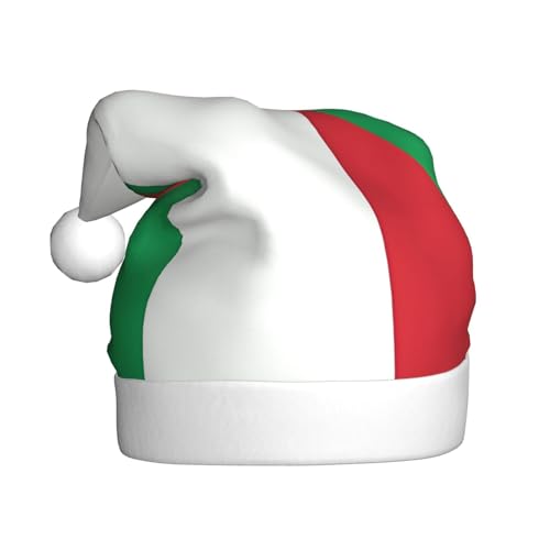 YYHHAOFA Weihnachtsmütze mit italienischer Flagge für Erwachsene: weich und leicht, ideal für Schulveranstaltungen, Urlaubspartys usw. YYHHAOFA Weihnachtsmütze mit italienischer Flagge für Erwachsene: weich und leicht, ideal für Schulveranstaltungen, Urlaubspartys usw. von YYHHAOFA