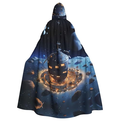 YYHHAOFA Weltraumreise-Druck Halloween Erwachsene Kapuzenumhang für Cosplay, Kostümpartys und mehr YYHHAOFA Weltraumreise-Druck Halloween Erwachsene Kapuzenumhang für Cosplay, Kostümpartys und mehr von YYHHAOFA