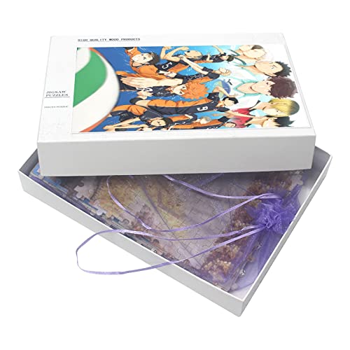 500Pcs Puzzle， Anime Haikyuu，Erwachsene Dekompression Spiel Holz Puzzle Studenten Spielzeug Für Kinder Weihnachten Geburtstag Geschenke（52x38cm）-3 von YYHMKB