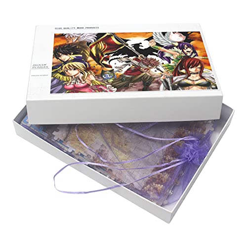Anime Fairy Tail，Holz- Puzzle 1000 Stück Adult Toys Dekompressionsspiel（75x50cm）-5 von YYHMKB