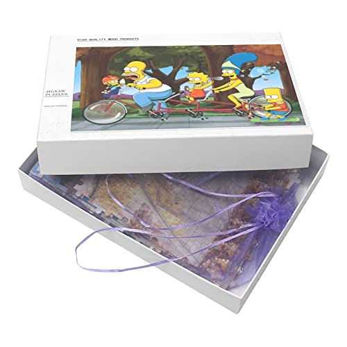 Anime Simpsons，Holz- Puzzle 1000 Stück Adult Toys Dekompressionsspiel（75x50cm）-1 von YYHMKB