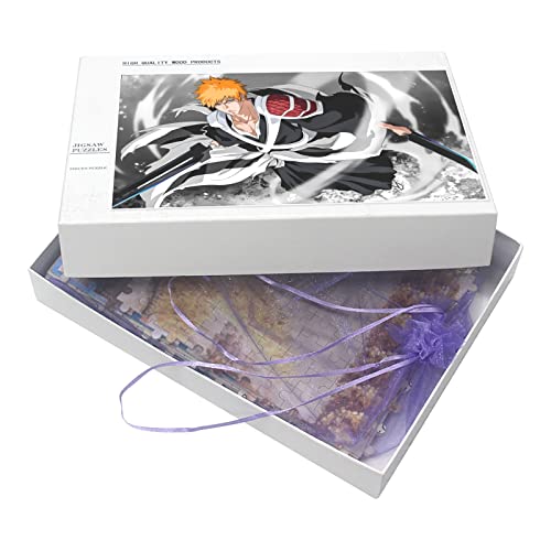 Papp-Puzzle 1000 Stück，Anime Bleach，Lernspielzeug Für Erwachsene Geburtstagsgeschenk（50x70cm）-7 von YYHMKB