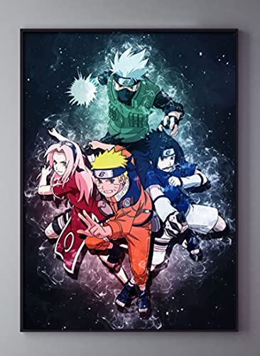 YYHMKB Puzzle 1000 Teile Japanischer Klassiker Anime Naruto Kakashi Kaki Sasuke Itachi Comic Poster Erwachsene Holzspiel Freizeit Kunst Spielzeug Puzzles Uw48Zp von YYHMKB