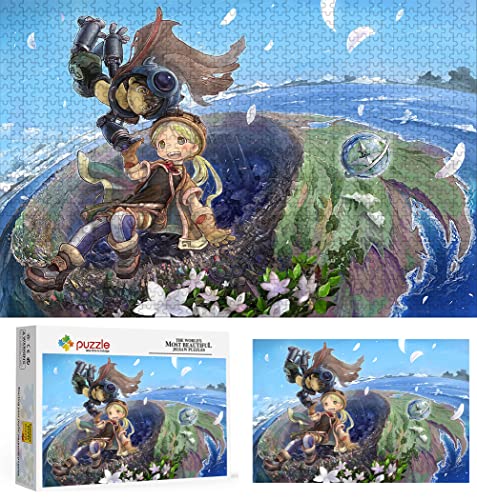 Puzzles 1000 Teile für Erwachsene, Puzzle Anime Made by Abyss, Klassische Puzzle Teenager Jungen Mädchen Puzzle Lustige Familienpuzzles In Premium-Qualität Zum Geburtstag 38x26cm von YYHMKB
