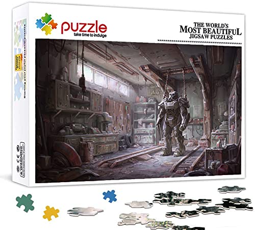 Puzzles für Erwachsene 1000 Teile, Puzzle Fallout, Klassische Puzzle Teenager Jungen Mädchen Puzzle für DIY Intellektuelles Lernspiel, Geschenk-Wohnkultur 38x26cm von YYHMKB