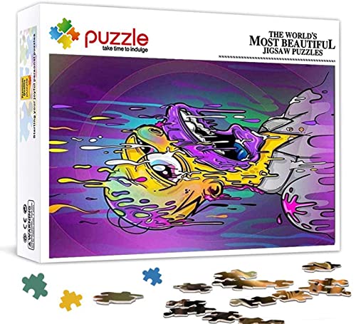 YYHMKB-Puzzle 1000 Teile,Simpson Puzzle 1000 Stück, Puzzles Puzzle Intellektuelles Spielzeug, Herausfordernde Erwachsene Und Jugendliche Lässig, Brain Challenge Puzzles，Papppuzzle-38x26cm von YYHMKB