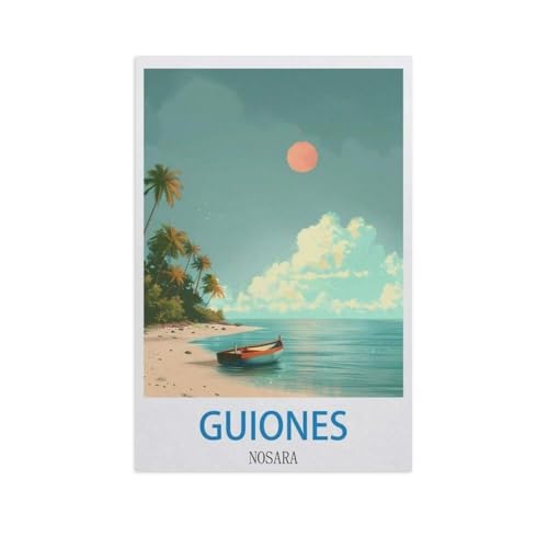 1000 Puzzles Für Erwachsene，Guiones Nosara，Freizeit Unterhaltung Kinder Spielzeug Zuhause Dekoration Art（75x50cm）-GC45 von YYHMKBYY