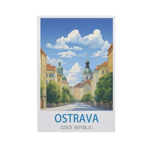 1000 Puzzles Für Erwachsene，Ostrawa, Tschechien，Freizeit Unterhaltung Kinder Spielzeug Zuhause Dekoration Art（75x50cm）-FZ53 von YYHMKBYY