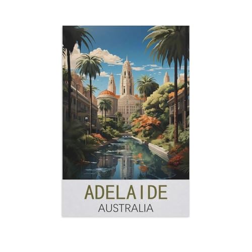 1000 Stück，Adelaide, Australien，Puzzle Für Erwachsene Lernspielzeug Für Kinder Kreative Spiele Unterhaltung Holz Puzzles Home Decor（75x50cm）-FN97 von YYHMKBYY