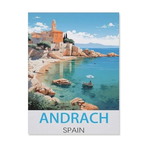 1000 Stück，Andratx Spanien，Puzzle Für Erwachsene Lernspielzeug Für Kinder Kreative Spiele Unterhaltung Holz Puzzles Home Decor（75x50cm）-FJ59 von YYHMKBYY