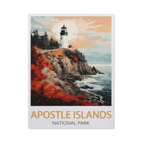 1000 Stück，Apostelinseln，Puzzle Für Erwachsene Lernspielzeug Für Kinder Kreative Spiele Unterhaltung Papier Puzzles Home Decor（38x26cm）-BF76 von YYHMKBYY