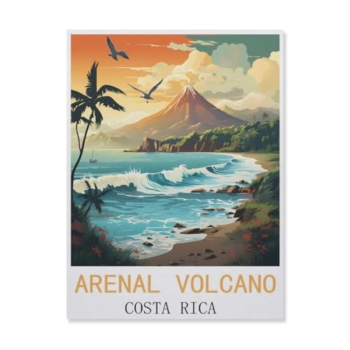 1000 Stück，Arenal Vulkan, Costa Rica，Puzzle Für Erwachsene Lernspielzeug Für Kinder Kreative Spiele Unterhaltung Papier Puzzles Home Decor（50x70cm）-FL78 von YYHMKBYY