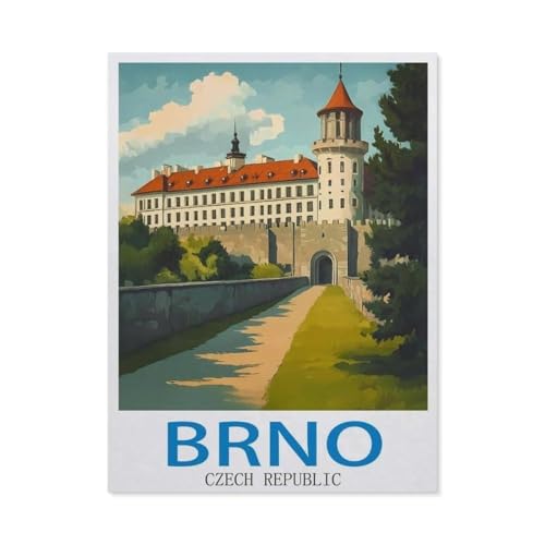 1000 Stück，Brünn Tschechien，Puzzle Für Erwachsene Lernspielzeug Für Kinder Kreative Spiele Unterhaltung Holz Puzzles Home Decor（75x50cm）-FC99 von YYHMKBYY