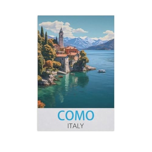 1000 Stück，Como Italien，Puzzle Für Erwachsene Lernspielzeug Für Kinder Kreative Spiele Unterhaltung Papier Puzzles Home Decor（38x26cm）-FV30 von YYHMKBYY