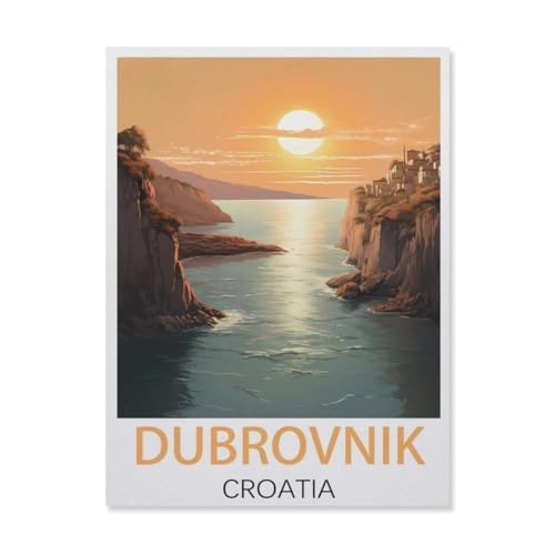 1000 Stück，Dubrovnik, Kroatien，Puzzle Für Erwachsene Lernspielzeug Für Kinder Kreative Spiele Unterhaltung Holz Puzzles Home Decor（75x50cm）-FM51 von YYHMKBYY