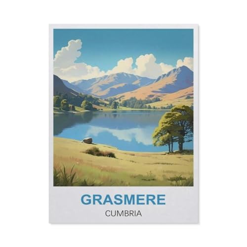 1000 Stück，Grasmere, Cumbria，Puzzle Für Erwachsene Lernspielzeug Für Kinder Kreative Spiele Unterhaltung Holz Puzzles Home Decor（75x50cm）-DI2 von YYHMKBYY
