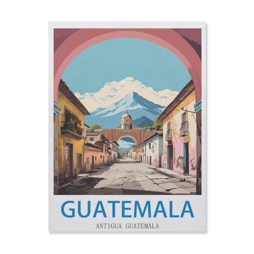 1000 Stück，Guatemala, Antigua Guatemala，Puzzle Für Erwachsene Lernspielzeug Für Kinder Kreative Spiele Unterhaltung Holz Puzzles Home Decor（75x50cm）-EJ91 von YYHMKBYY