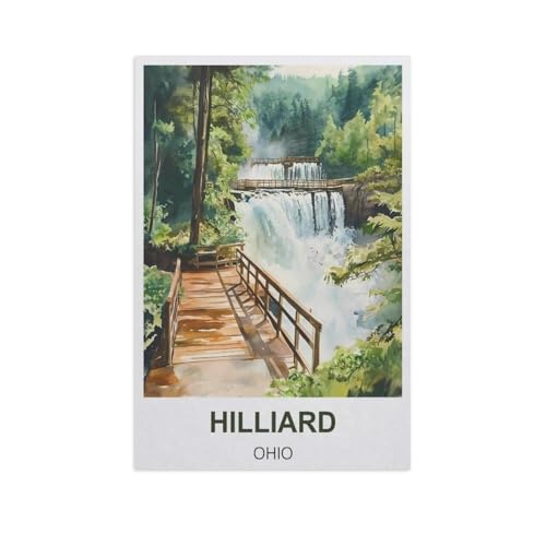1000 Stück，Hilliard, Ohio，Puzzle Für Erwachsene Lernspielzeug Für Kinder Kreative Spiele Unterhaltung Papier Puzzles Home Decor（38x26cm）-GH77 von YYHMKBYY