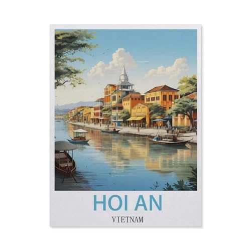 1000 Stück，Hoi An, Vietnam，Puzzle Für Erwachsene Lernspielzeug Für Kinder Kreative Spiele Unterhaltung Papier Puzzles Home Decor（38x26cm）-DJ51 von YYHMKBYY