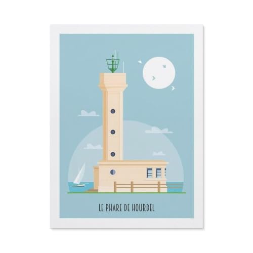 1000 Stück，Hourdel Leuchtturm Frankreich，Puzzle Für Erwachsene Lernspielzeug Für Kinder Kreative Spiele Unterhaltung Papier Puzzles Home Decor（50x70cm）-BQ4 von YYHMKBYY