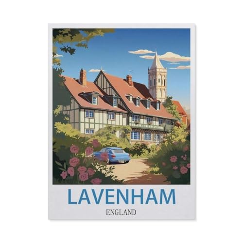1000 Stück，Lavenham, England，Puzzle Für Erwachsene Lernspielzeug Für Kinder Kreative Spiele Unterhaltung Papier Puzzles Home Decor（50x70cm）-EO29 von YYHMKBYY