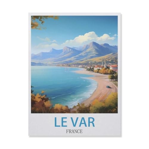 1000 Stück，Le VAR Frankreich，Puzzle Für Erwachsene Lernspielzeug Für Kinder Kreative Spiele Unterhaltung Papier Puzzles Home Decor（38x26cm）-GN64 von YYHMKBYY