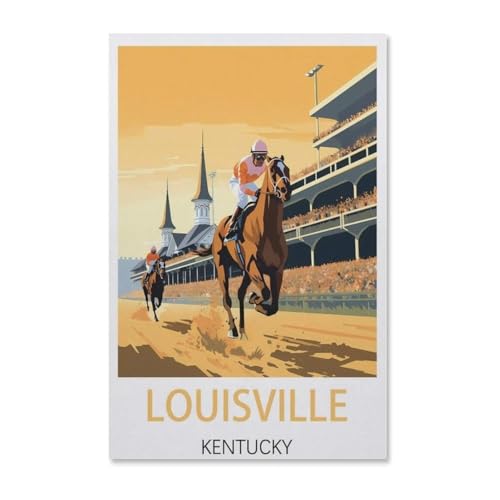 1000 Stück，Louisville Kentucky，Puzzle Für Erwachsene Lernspielzeug Für Kinder Kreative Spiele Unterhaltung Holz Puzzles Home Decor（75x50cm）-AA94 von YYHMKBYY