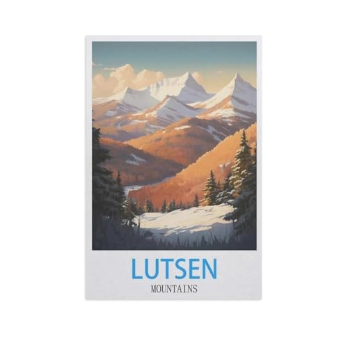 1000 Stück，Lutsen Mountains，Puzzle Für Erwachsene Lernspielzeug Für Kinder Kreative Spiele Unterhaltung Papier Puzzles Home Decor（38x26cm）-GI50 von YYHMKBYY