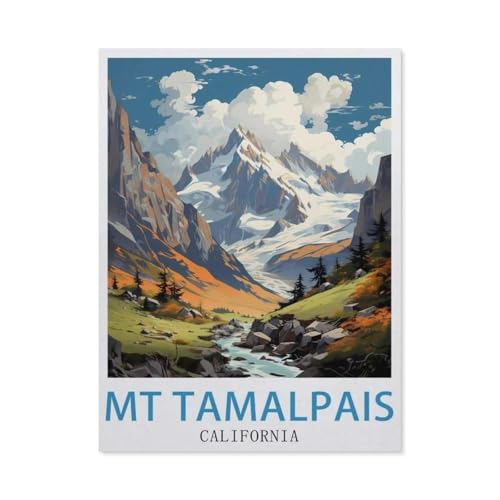 1000 Stück，Mt Tamalpais Kalifornien，Puzzle Für Erwachsene Lernspielzeug Für Kinder Kreative Spiele Unterhaltung Holz Puzzles Home Decor（75x50cm）-EZ31 von YYHMKBYY