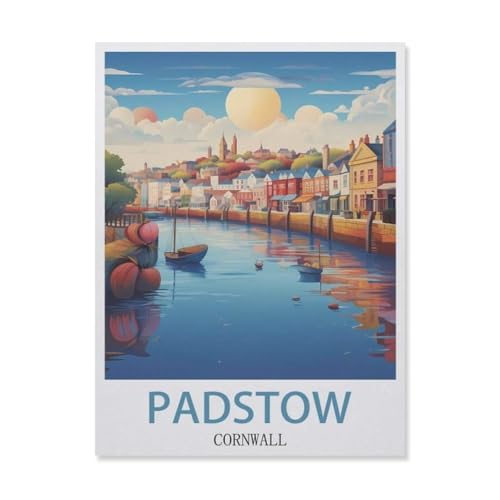 1000 Stück，Padstow Cornwall，Puzzle Für Erwachsene Lernspielzeug Für Kinder Kreative Spiele Unterhaltung Holz Puzzles Home Decor（75x50cm）-FI83 von YYHMKBYY