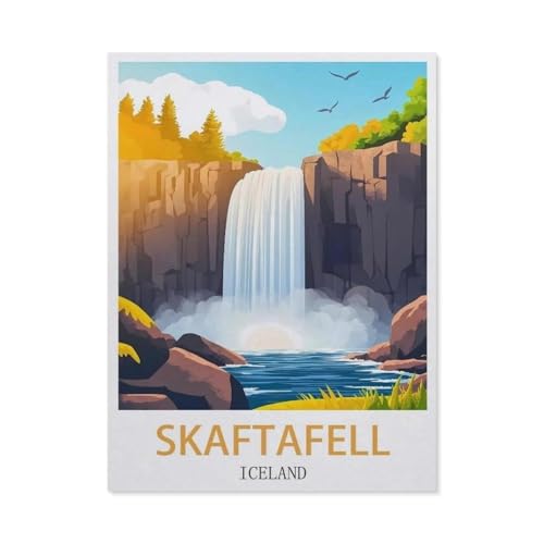 1000 Stück，Skaftafell Island，Puzzle Für Erwachsene Lernspielzeug Für Kinder Kreative Spiele Unterhaltung Papier Puzzles Home Decor（50x70cm）-FB50 von YYHMKBYY