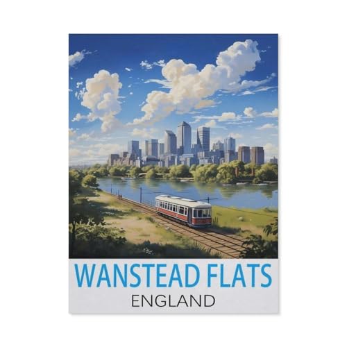 1000 Stück，Wanstead Flats, England，Puzzle Für Erwachsene Lernspielzeug Für Kinder Kreative Spiele Unterhaltung Holz Puzzles Home Decor（75x50cm）-DK97 von YYHMKBYY