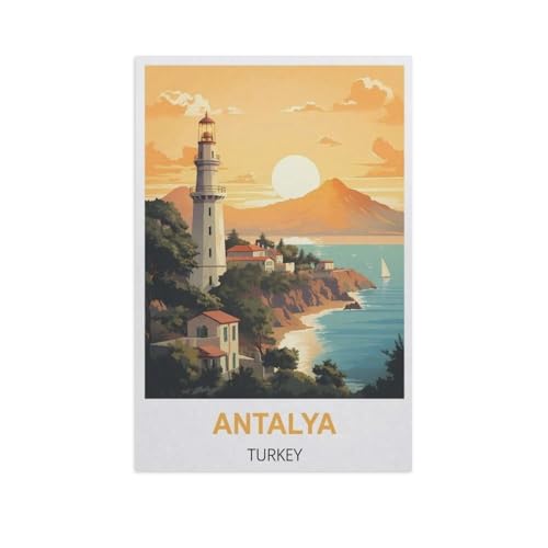 1000 Stück Puzzle，Antalya, Türkei，Erwachsene Kinder Papiers pielzeug Lernspiel（50x70cm）-GI92 von YYHMKBYY