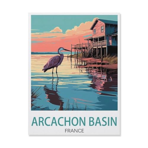 1000 Stück Puzzle，Becken von Arcachon, Frankreich，Erwachsene Kinder Holz Spielzeug Lernspiel（75x50cm）-Q26 von YYHMKBYY