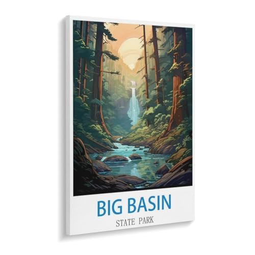1000 Stück Puzzle，Big Basin State Park，Erwachsene Holz Puzzles, Kinder Entdecken Sie Kreativität Wandkunst Dekor Spielzeug（75x50cm）-W36 von YYHMKBYY