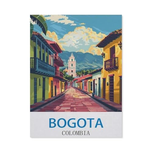 1000 Stück Puzzle，Bogota, Kolumbien，Erwachsene Kinder Holz Spielzeug Lernspiel（75x50cm）-CJ55 von YYHMKBYY