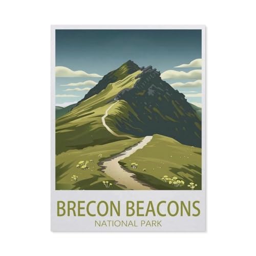 1000 Stück Puzzle，Brecon Beacons National Park，Erwachsene Kinder Holzs pielzeug Lernspiel（75x50cm）-AY12 von YYHMKBYY