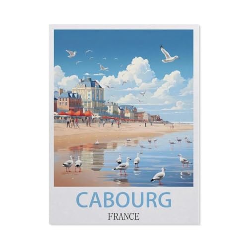 1000 Stück Puzzle，Cabourg Frankreich，Erwachsene Kinder Papiers pielzeug Lernspiel（38x26cm）-AC82 von YYHMKBYY